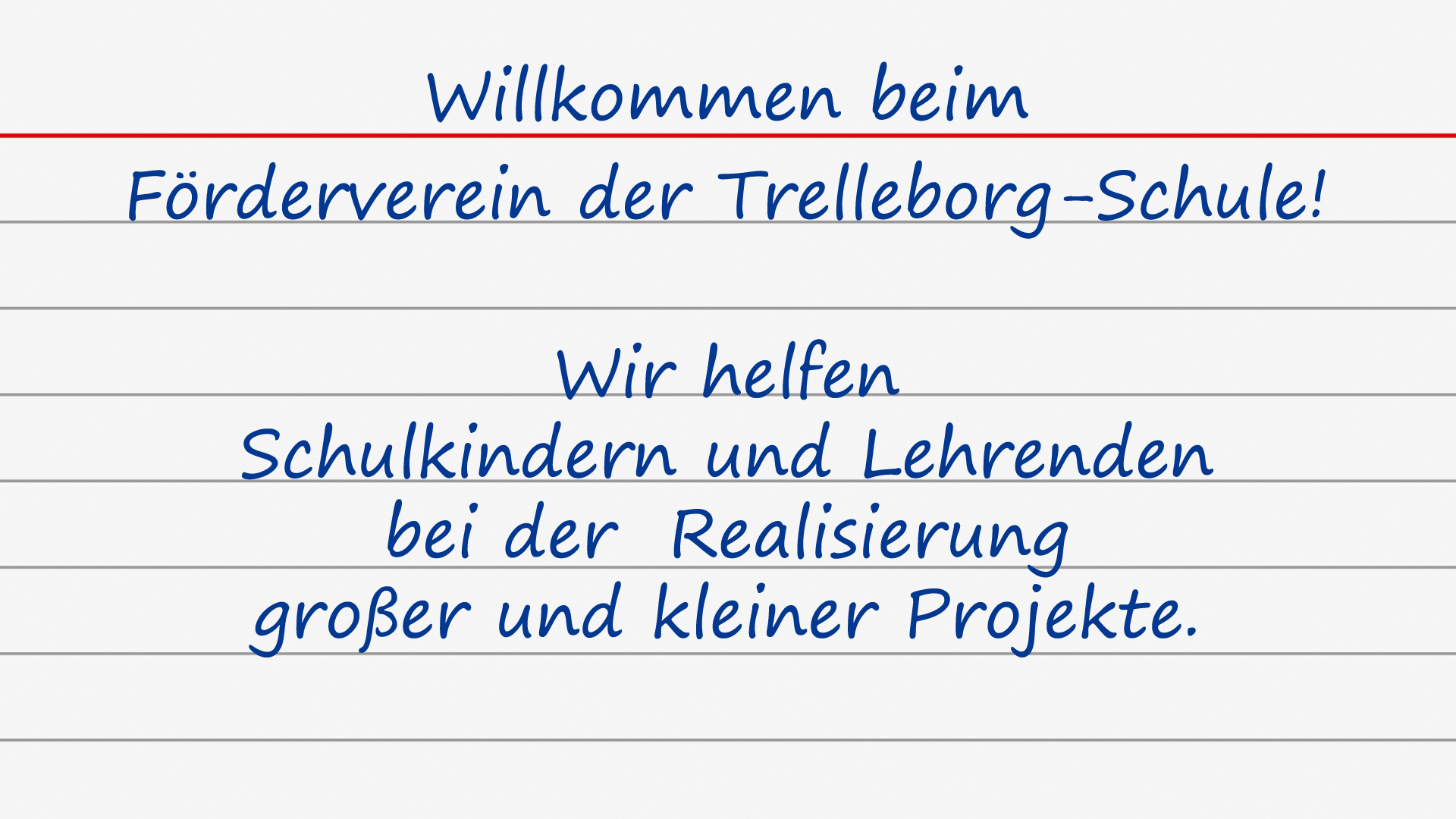 Willkommen im Förderverein der Trelleborg Grundschule